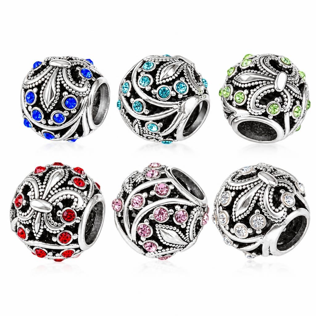 Zink Alloy European Pärlor