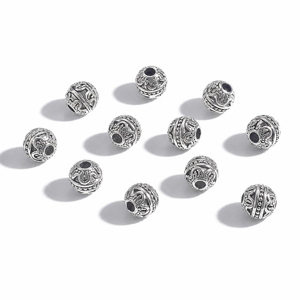 Zink Alloy Smycken Pärlor
