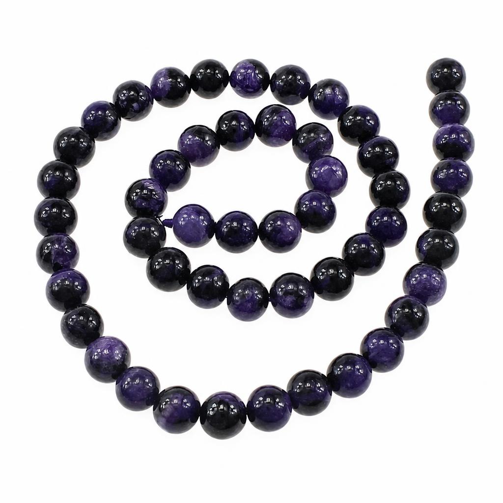 Perles naturelles Charoite