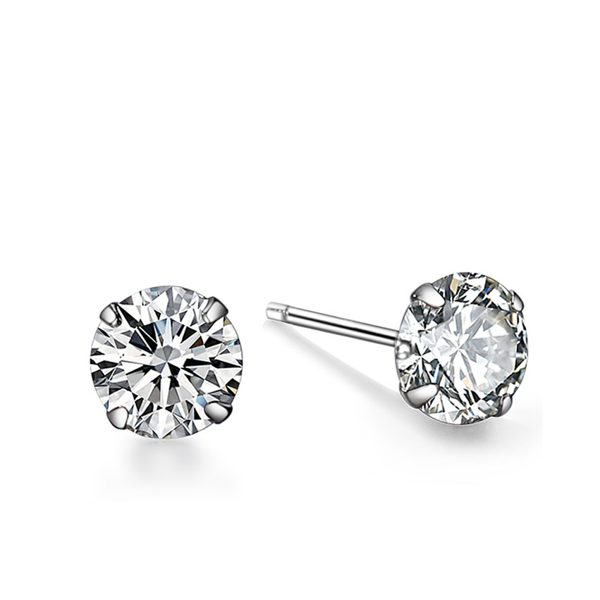 Zircon cubique Micro Pave d'oreille en argent sterling