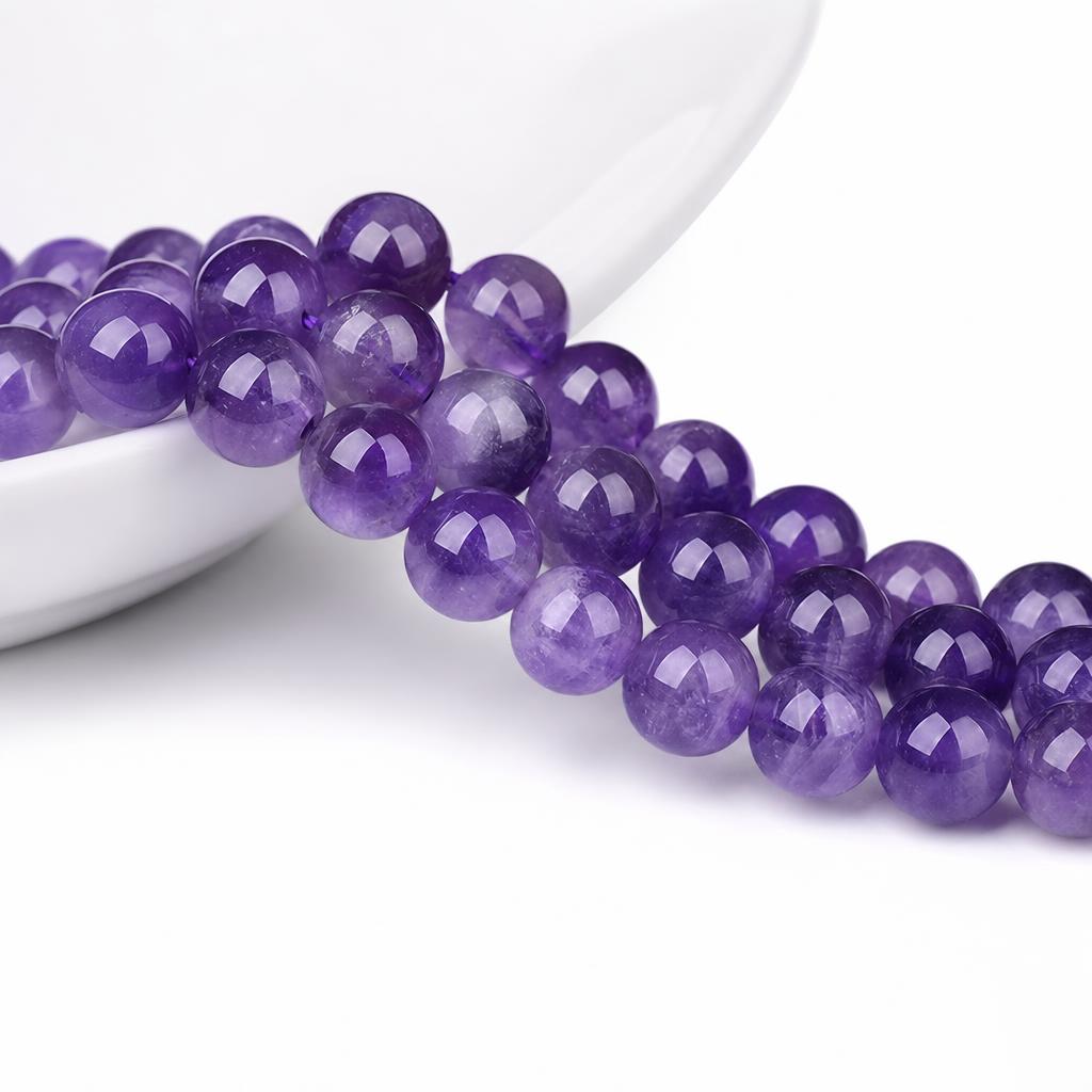 Naturelles perles améthystes