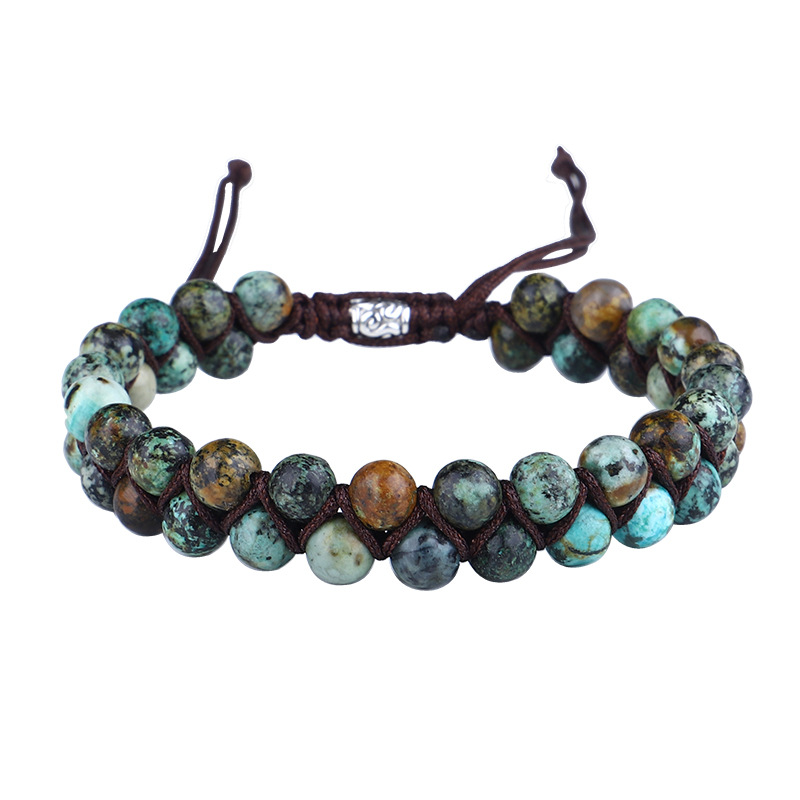 Braccialetti di Woven Ball di turchese
