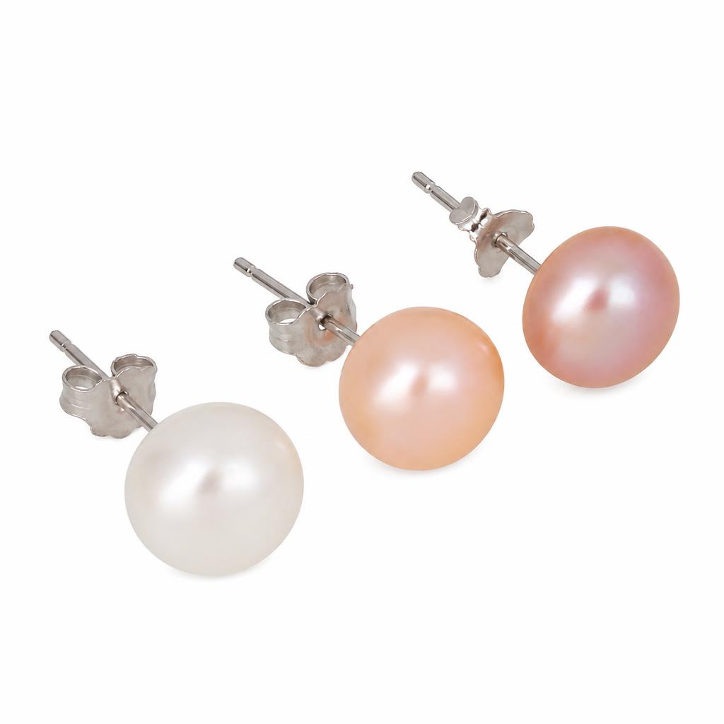 Boucles d'oreilles en perles d'eau douce