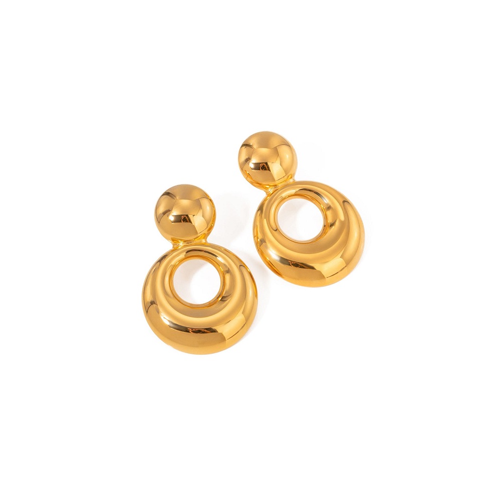 Boucle d'oreille goutte inox