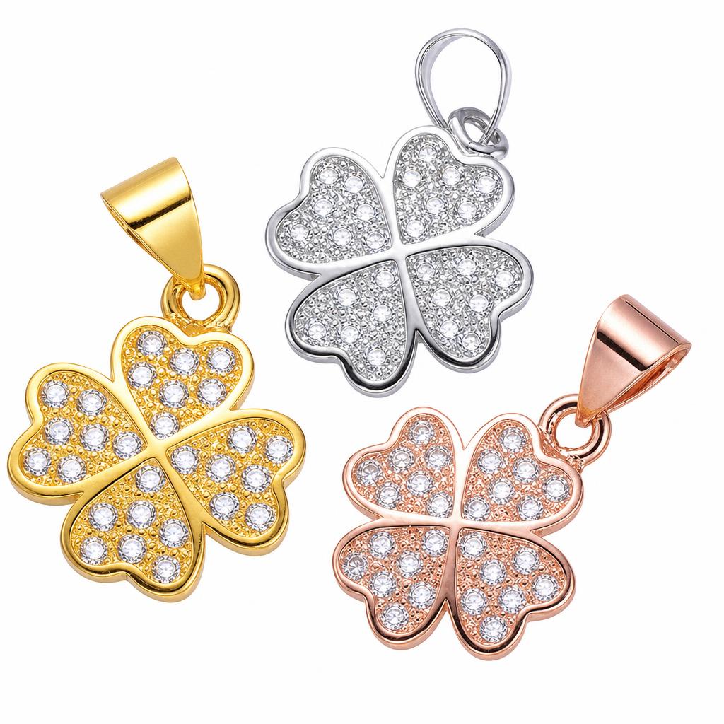 Wisiorek mosiądz Clover