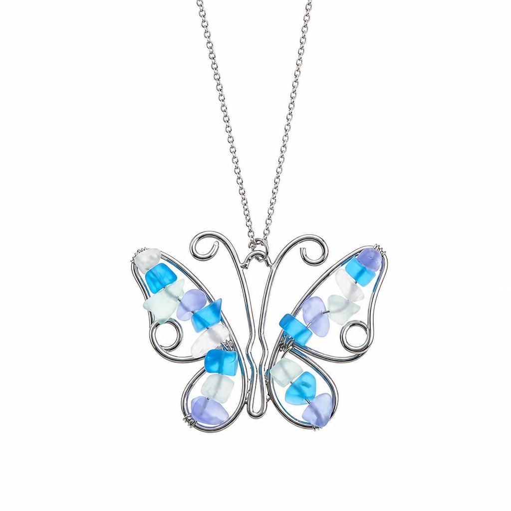 Collier en verre Pull