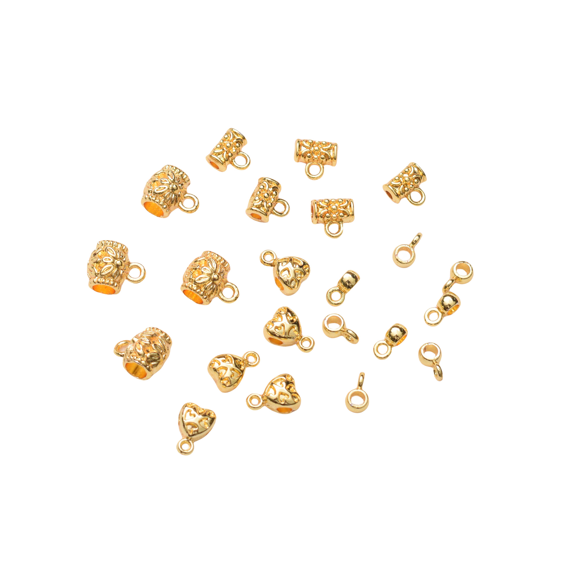 Zink legering Bail Beads