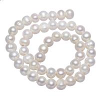 Krumpir Kulturan Slatkovodni Pearl perle, s troll, razlièite duljine za izbor, 9-10mm, Rupa:Približno 2mm, Prodano By Strand
