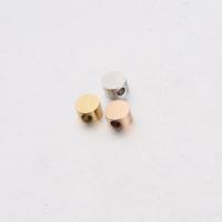 Edelstahl-Beads, Edelstahl, keine, 3x5mm, Bohrung:ca. 1.8mm, 10PCs/Tasche, verkauft von Tasche