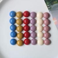 Muoti Resin Kapusit, Hartsi, Pyöreä, Kestävän, enemmän värejä valinta, 50PC/laukku, Myymät laukku