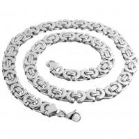 Stainless Steel Jewelry Necklaces 304 Stainless Steel & for man original color Sold By Strand