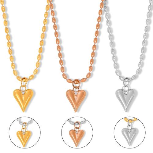 Stainless Steel Jewelry Necklace 304 Stainless Steel plated fashion jewelry & for woman Sold By PC