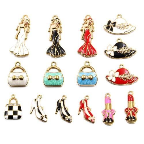 Stainless Steel Pendants 304 Stainless Steel plated DIY & enamel Sold By Bag