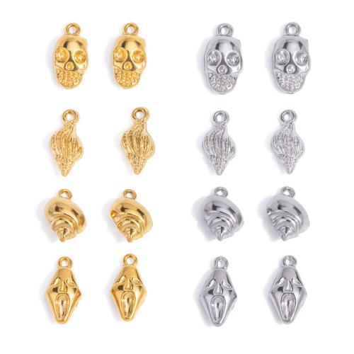 Ciondoli gioielli in acciaio inox, 304 acciaio inox, placcato, DIY, nessuno, Venduto da borsa