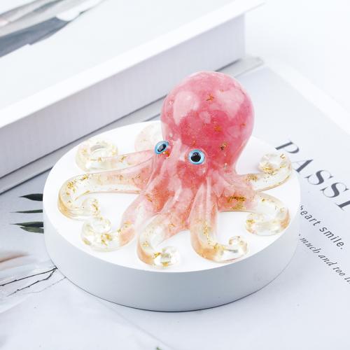 Gemstone Decoration with Resin epoxy gel Octopus Sold By PC