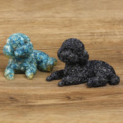 Gemstone Decoration with Resin epoxy gel Dog Sold By PC