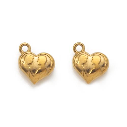 Přívěsky srdce z nerezové oceli, 304 Stainless Steel, DIY, více barev na výběr, 11.84x4.84x14.12mm, Prodáno By PC