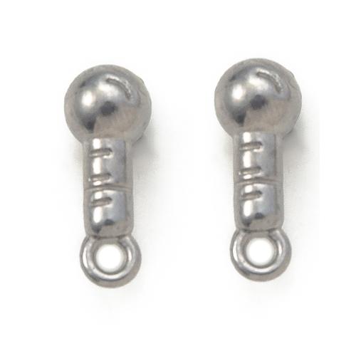 Ciondoli gioielli in acciaio inox, 304 acciaio inox, DIY, nessuno, 5.99x5.71x14.73mm, Venduto da PC