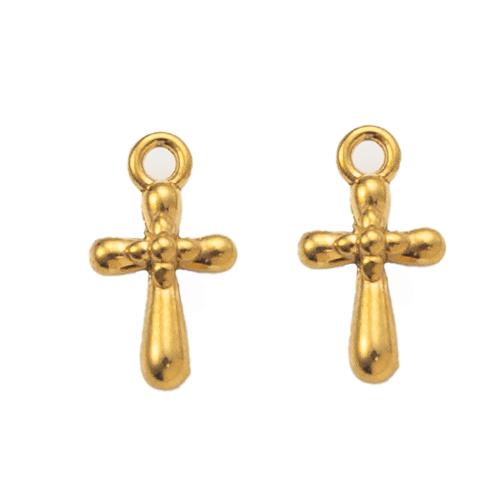 Nerezová ocel Cross Přívěsky, 304 Stainless Steel, Kříž, DIY, více barev na výběr, 9.01x4.72x15.83mm, Prodáno By PC