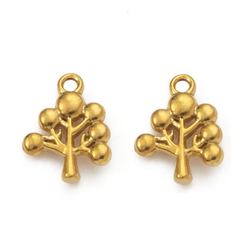 Stainless Steel Pendants 304 Stainless Steel Tree DIY Sold By PC