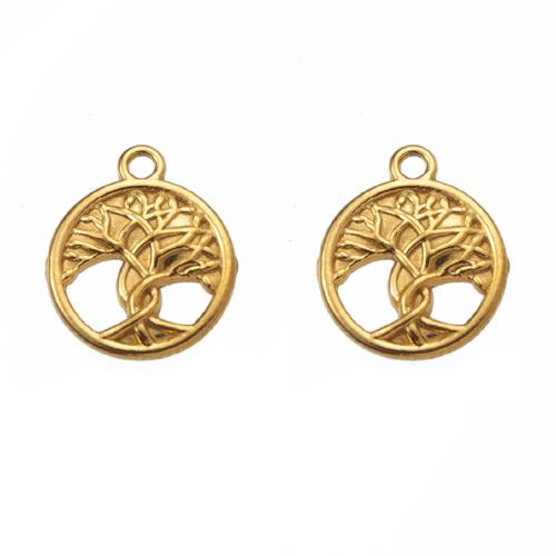 Stainless Steel Pendants 304 Stainless Steel Round DIY & hollow Sold By PC