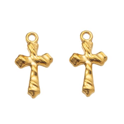 Nerezová ocel Cross Přívěsky, 304 Stainless Steel, Kříž, DIY, více barev na výběr, 8.35x2.71x14.93mm, Prodáno By PC