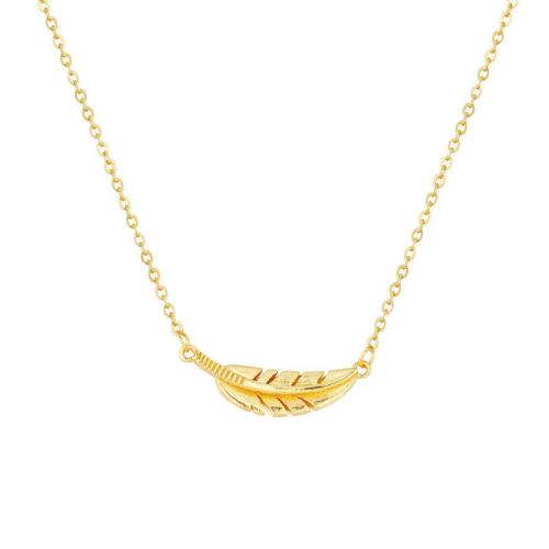 Colar de bronze, cobre, with 5cm extender chain, joias de moda & para mulher, dourado, comprimento Aprox 40 cm, vendido por PC