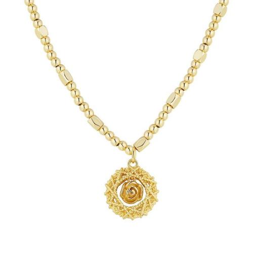 Colar de bronze, cobre, with 5cm extender chain, banhado, joias de moda & para mulher, comprimento Aprox 40 cm, vendido por PC