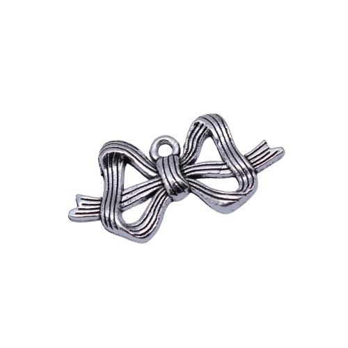 Zinc Alloy Bowknot pendentifs, alliage de zinc, Noeud papillon, Placage, DIY & creux, Vendu par PC