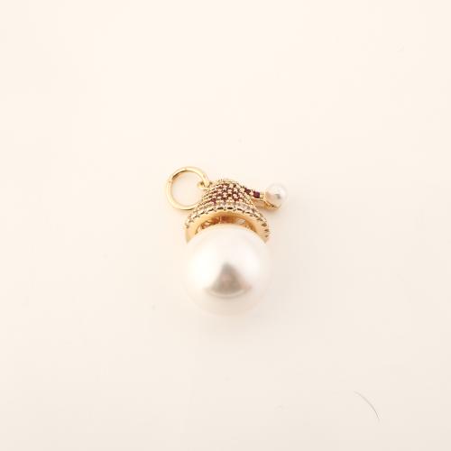 ottone pendente, with plastica, DIY & Micro spianare cubic zirconia, nessuno, 21x12x12mm, Venduto da PC