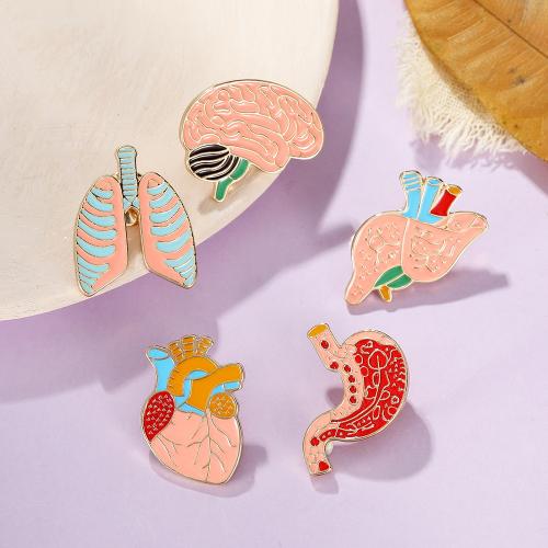 smalt Brož, Zinek, unisex & různé styly pro výběr, zlatý, Prodáno By PC