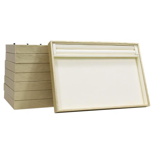 Microfiber PU Display Case with Velveteen & Plastic Rectangle Sold By PC