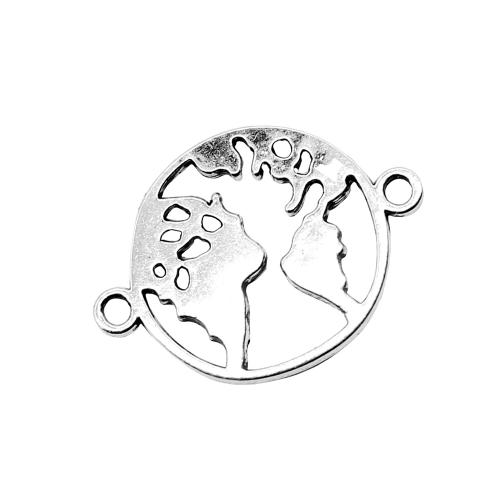 Zinco-Alloy-Connettore, lega in zinco, Cerchio, placcato, DIY & cavo, 120mm, 10PC/borsa, Venduto da borsa