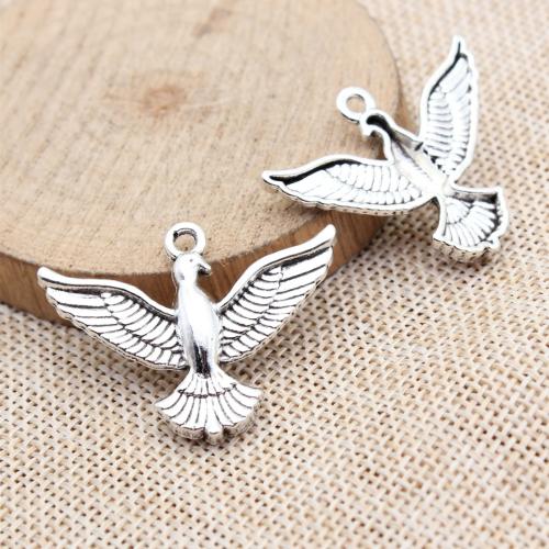 Zinc Alloy Animal Pendants Eagle plated DIY Sold By PC