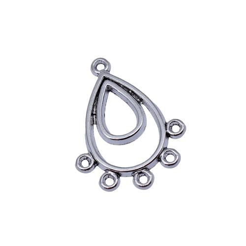 Zinco-Alloy-Connettore, lega in zinco, Lacrima, placcato, DIY & cavo, nessuno, 10PC/borsa, Venduto da borsa