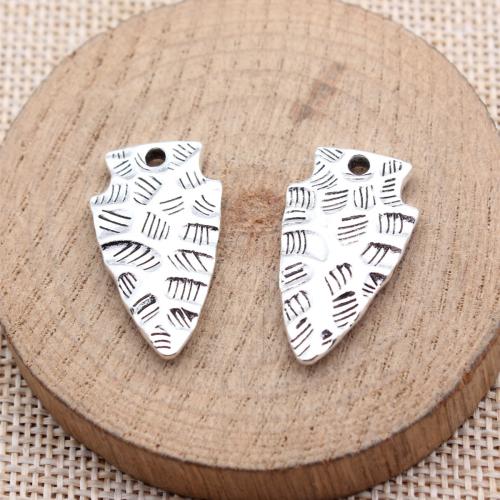 Zink-Aluminium-Anhänger, Zinklegierung, Pfeilspitze, plattiert, DIY, keine, verkauft von PC