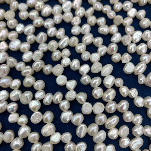 Perle perline Keishi coltivate d'acqua dolce, perla d'acquadolce coltivata naturalmente, DIY, nessuno, 5-7MM, Venduto per 36 cm filo