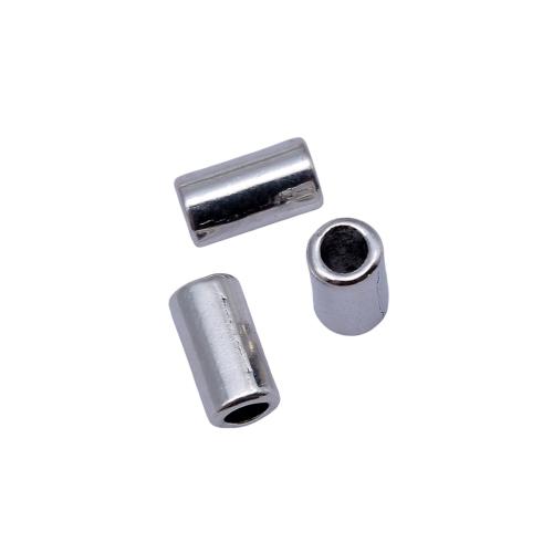 Zinc Alloy Spacer Beads Column plated DIY antique silver color Sold By Bag