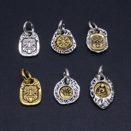 Zinc Alloy Pendants gold color plated DIY Sold By Bag