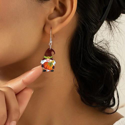 Acrylic Jewelry Earring printing fashion jewelry Sold By Pair