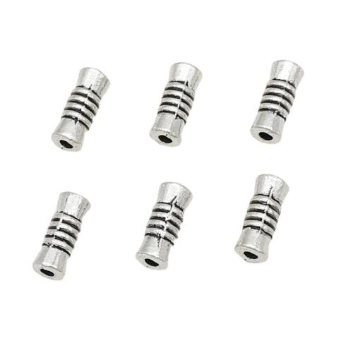 Zinc Alloy Spacer Beads silver color plated DIY antique silver color Inner Approx 1mm Sold By Bag