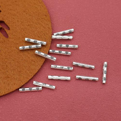 Zinc Alloy Spacer Beads silver color plated DIY antique silver color Sold By Bag