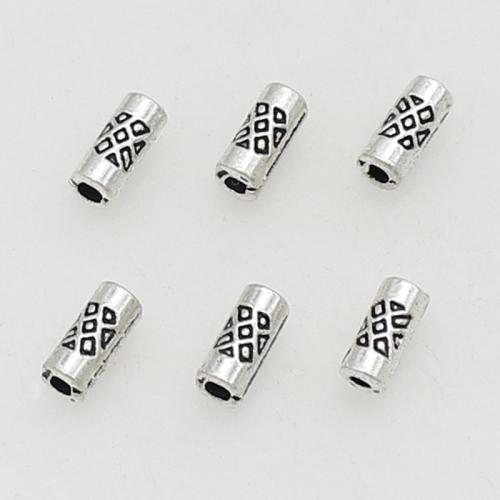 Zinc Alloy Spacer Beads silver color plated DIY antique silver color Sold By Bag