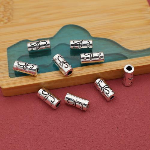 Zinc Alloy Spacer Beads silver color plated DIY antique silver color Inner Approx 2.5mm Sold By Bag