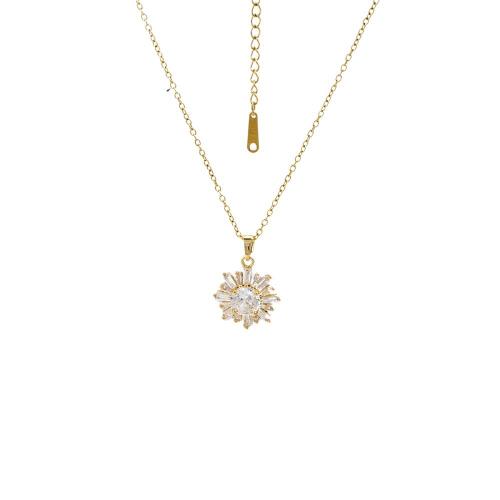 Jewelry Cruach dhosmálta muince, 304 Cruach dhosmálta, dath an óir plated, jewelry faisin & le rhinestone, órga, Díolta De réir PC