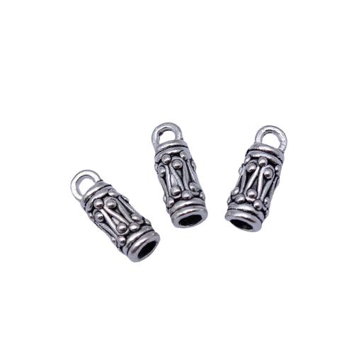 Zinc Alloy Pendants plated DIY antique silver color Sold By Bag
