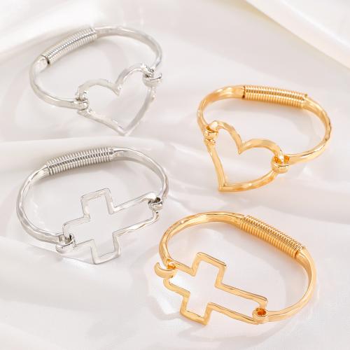 Zink Alloy Bangle Smycken, guldfärg pläterade, mode smycken, fler färger för val, Säljs av PC