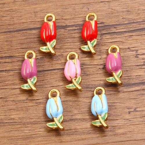 Stainless Steel Flower Pendant 304 Stainless Steel plated DIY Sold By Bag