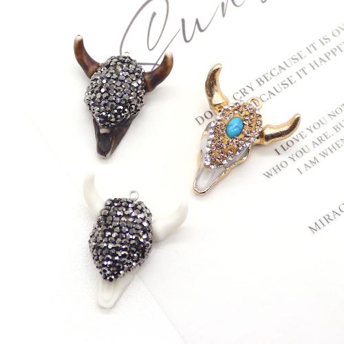 Gemstone Pendants Jewelry Resin with Natural Stone & Zinc Alloy plated DIY Sold By PC