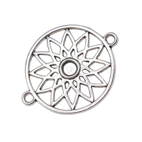 Zinco-Alloy-Connettore, lega in zinco, Cerchio, placcato, DIY & cavo, 10PC/borsa, Venduto da borsa